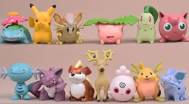 Mini Pokemon Figures Set - Set Of 13 - Best Pokemon Action Figures