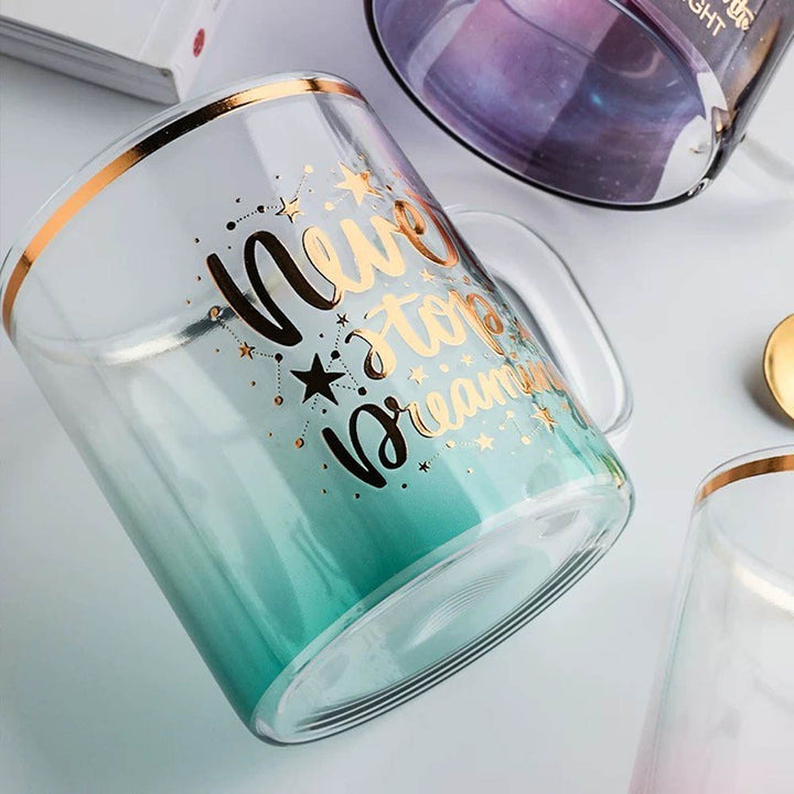 Motivational Glass Mug - Elegant & Stylish Mugs For All Coffee Lovers