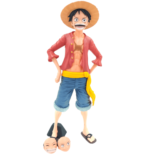One Piece Grandista Monkey D' Luffy Action Figure - Changeable Heads