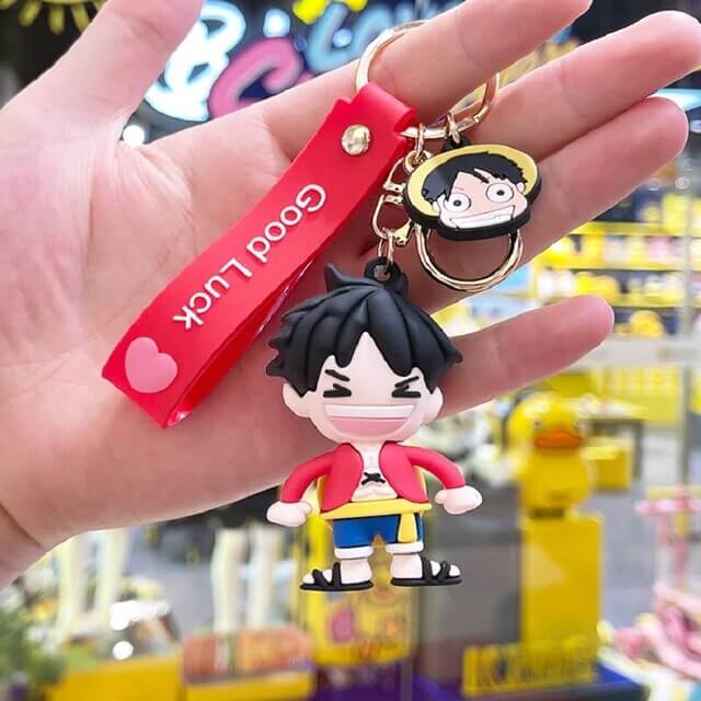 One Piece Monkey D. Luffy Keychain - Quirky Anime Keychains in India