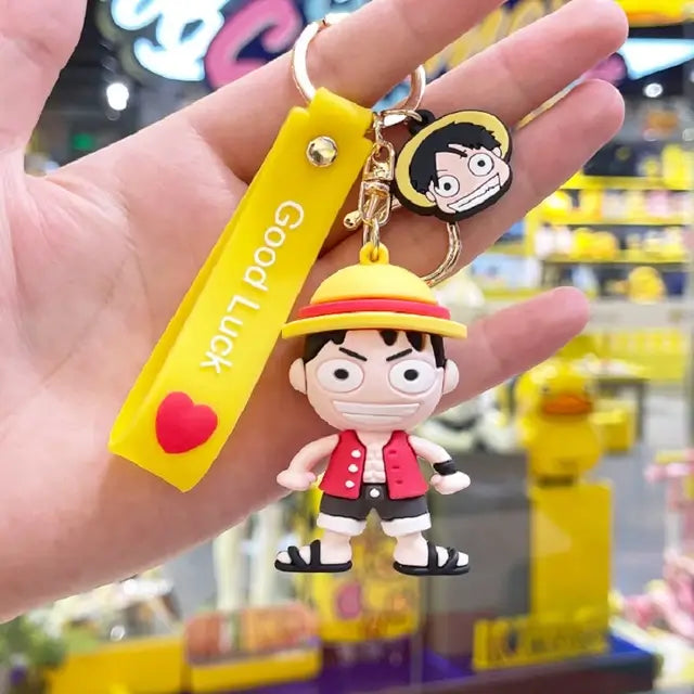 One Piece Monkey D. Luffy Keychain - Quirky Anime Keychains in India