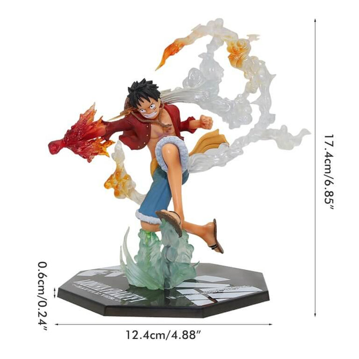 One Piece Red Hawk Monkey D' Luffy Action Figure - One Piece Figures