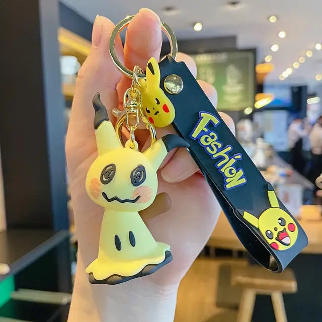 Pikachu Family Keychain - Kawaii Pokemon Keychains in India
