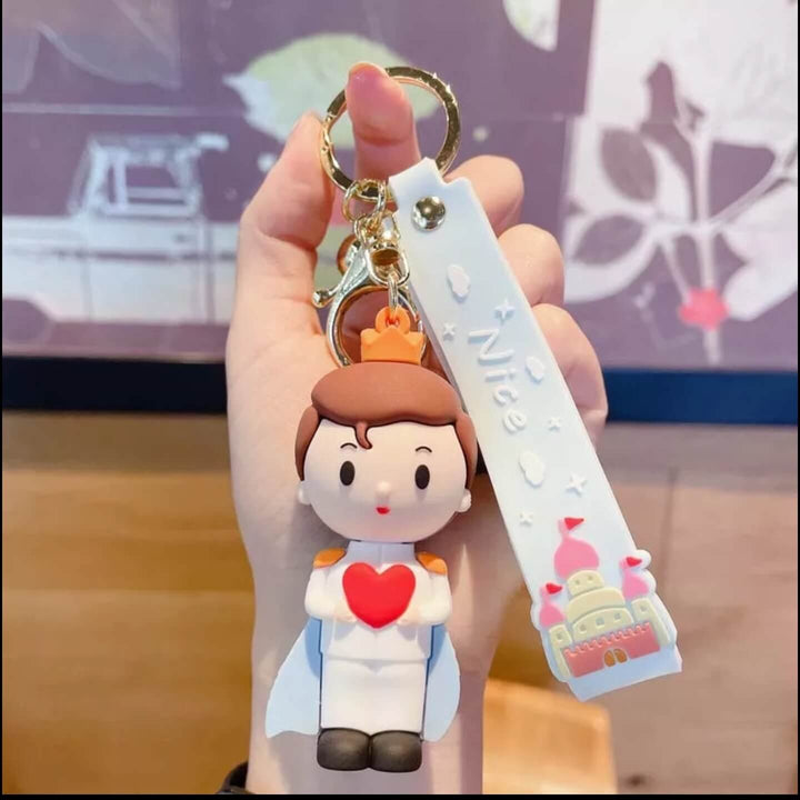 Princess & Prince Keychain - Kawaii keychains for Couples