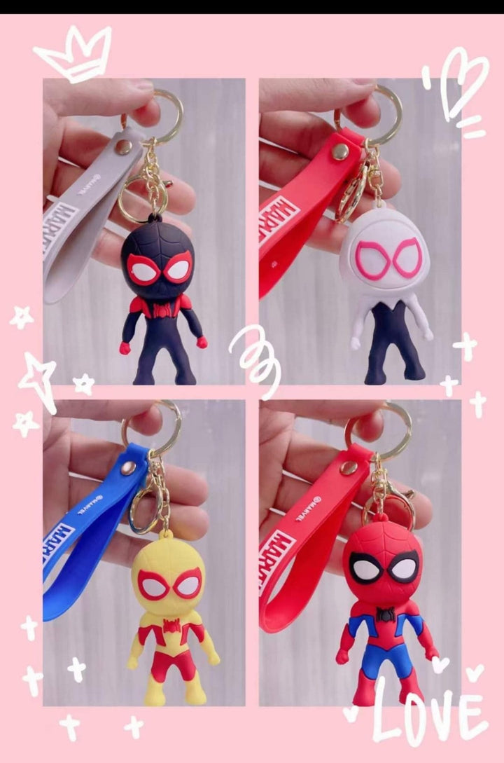 Spider-Man & Spider Gwen Acrylic Keychains