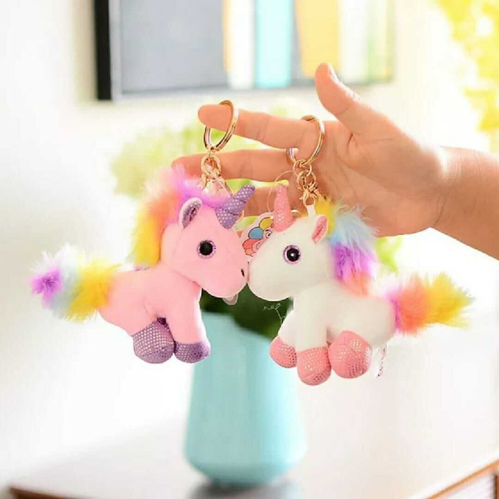 Unicorn Plush Kaychain - Kawaii Soft Toys in India