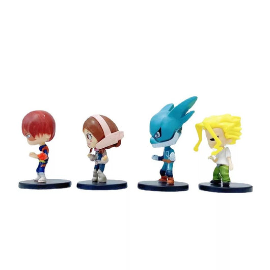 My Hero Academia Mini Action Figures - Set Of 12- Kawaii Anime Figurines