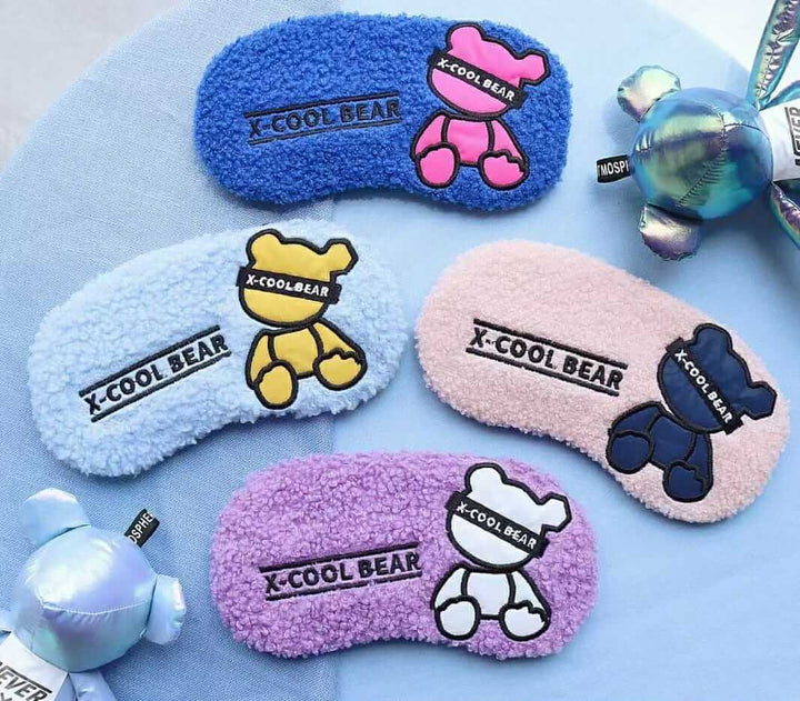 Furry Cool Bear Gel Eye Mask - Cute & Quirky Eye Masks In India