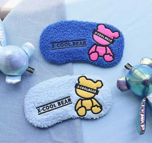Furry Cool Bear Gel Eye Mask - Cute & Quirky Eye Masks In India