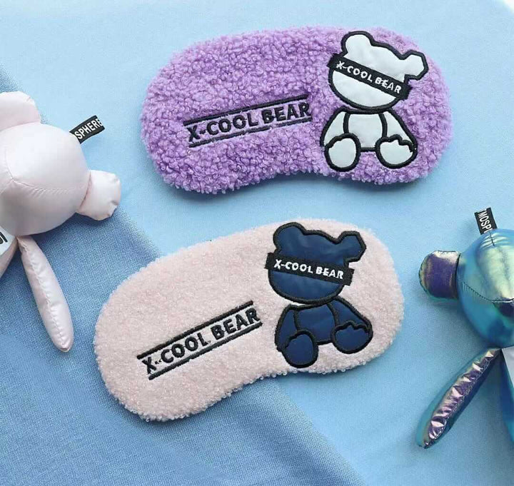Furry Cool Bear Gel Eye Mask - Cute & Quirky Eye Masks In India