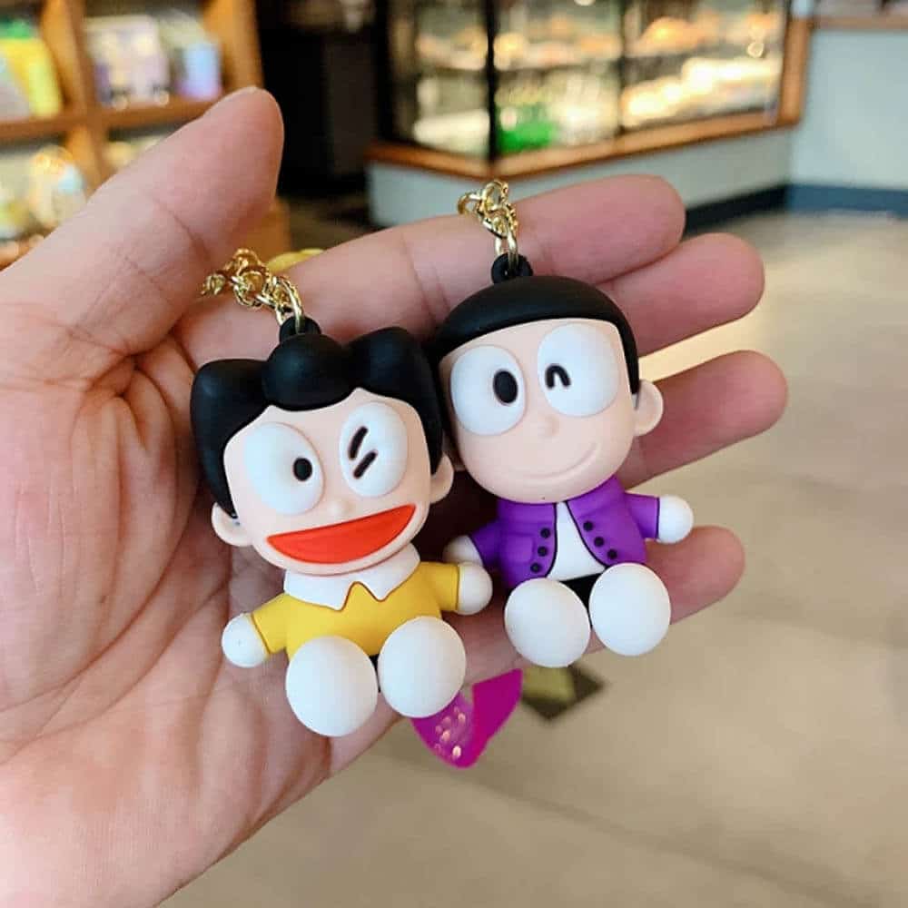 Baby Doraemon Keychain Single Piece Kawaii Kart