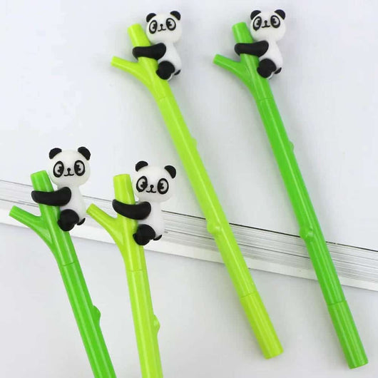 Bamboo Panda Gel Pen - Kawaii Pens in India for Kawaii Stationery Haul