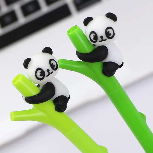 Bamboo Panda Gel Pen - Kawaii Pens in India for Kawaii Stationery Haul
