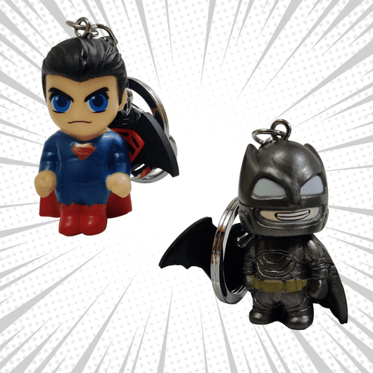 Batman vs Superman Keychain - Perfect Gift For All Superhero Fans