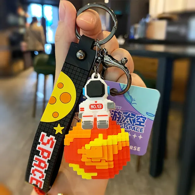 Lego astronaut hot sale keychain