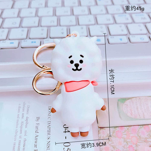 BT21 Golden Keychain - Cute & Quirky BT21 Merch For BTS Army