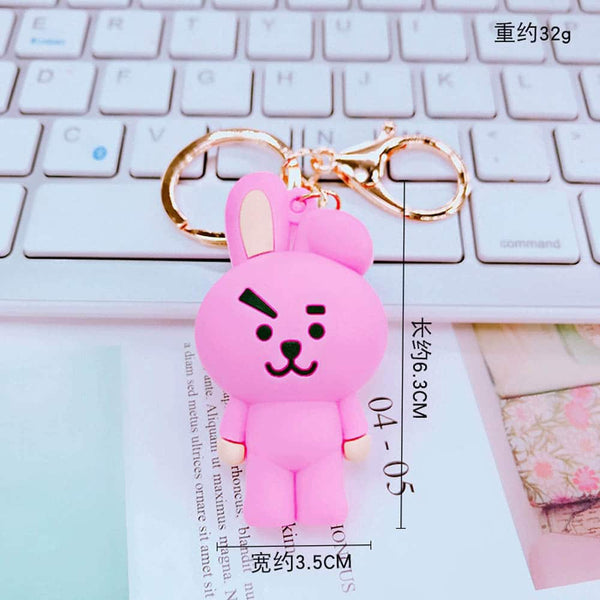 BT21 Golden Keychain - Cute & Quirky BT21 Merch For BTS Army