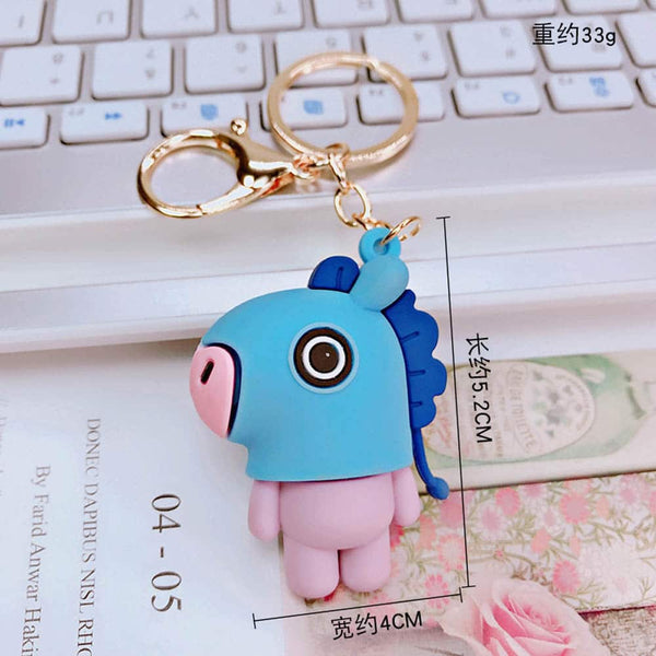 BT21 Golden Keychain - Cute & Quirky BT21 Merch For BTS Army