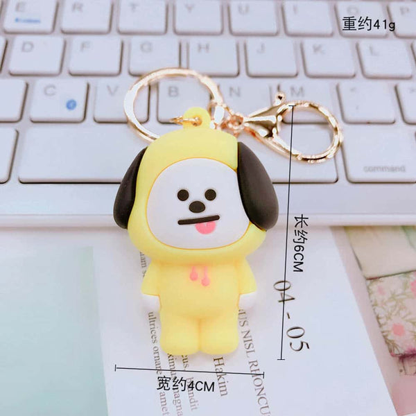BT21 Golden Keychain - Cute & Quirky BT21 Merch For BTS Army