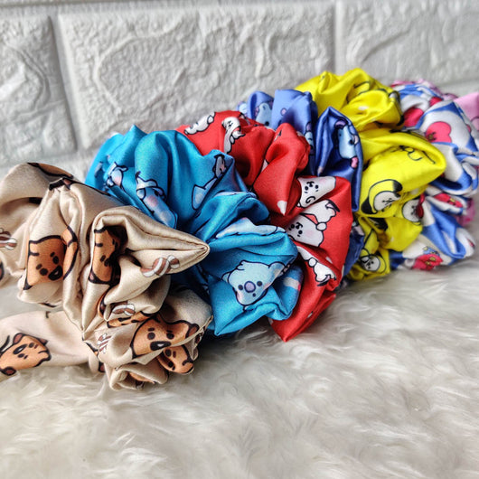 BT21 Bow Scrunchies - BT21 Merchandise in India For BTS Army