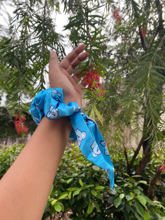 BT21 Bow Scrunchies - BT21 Merchandise in India For BTS Army