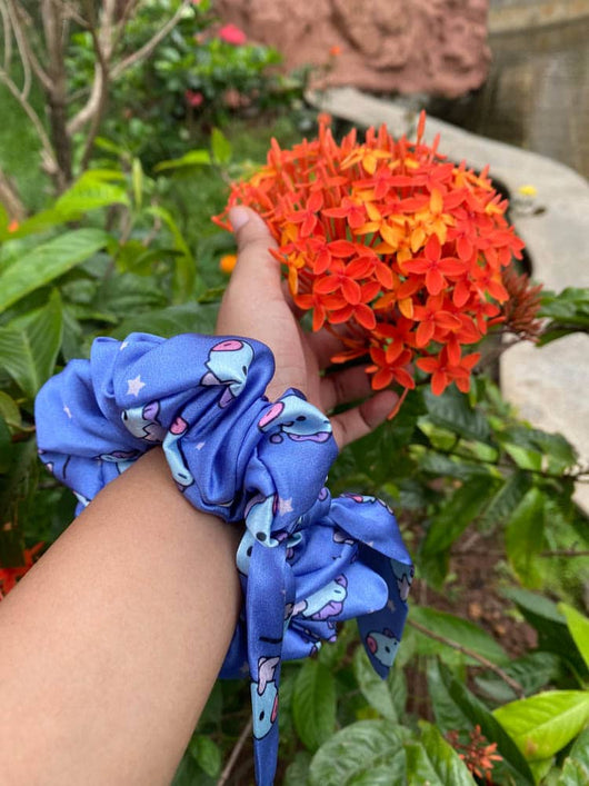 BT21 Bow Scrunchies - BT21 Merchandise in India For BTS Army