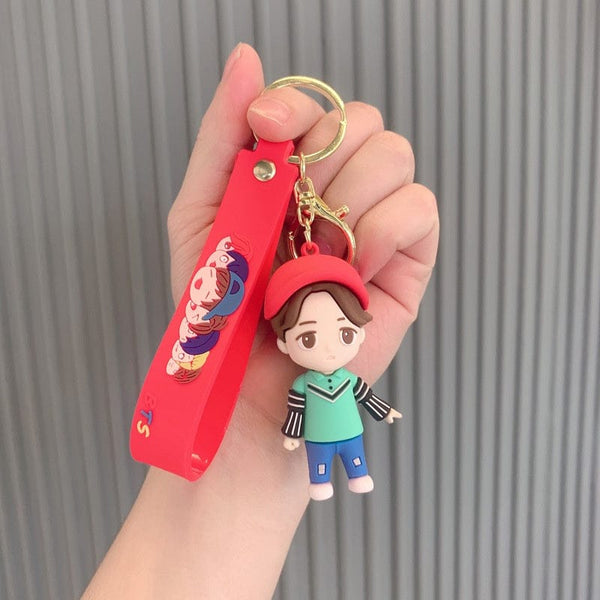 BTS Tiny Tan Chibi Figure Keychain