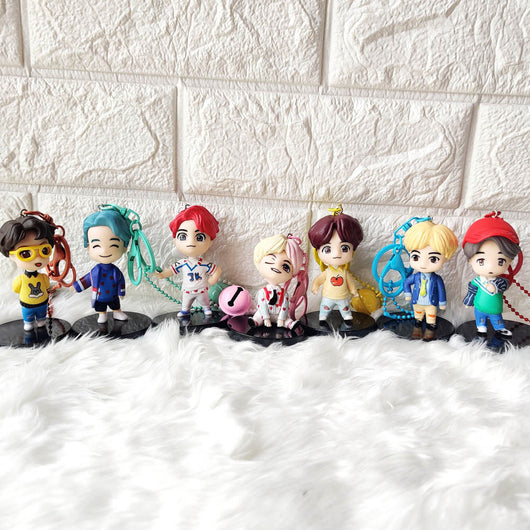 Tiny Tan Idol Figure Keychain - BTS Merchandise Dolls in India