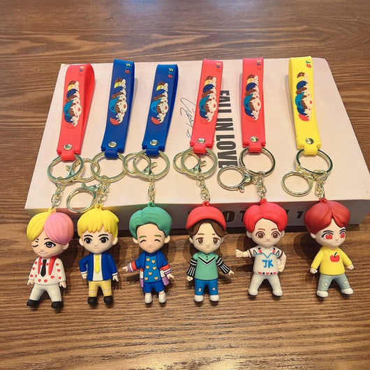 BTS Tiny Tan Chibi Figure Keychain