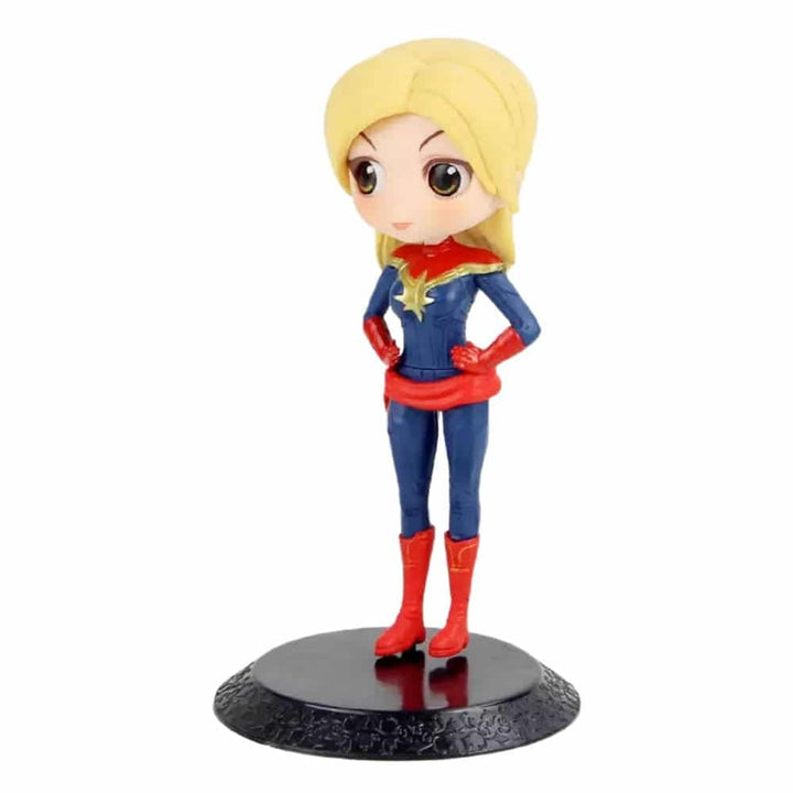 Captain Marvel Q-Style Figure - Cute Figure Of Your Favorite Superhero