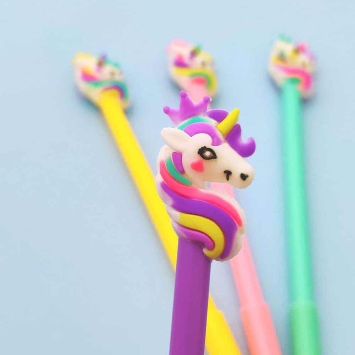 Crown Unicorn Pen Set - Cute & Quirky Pens For Unicorn Lovers