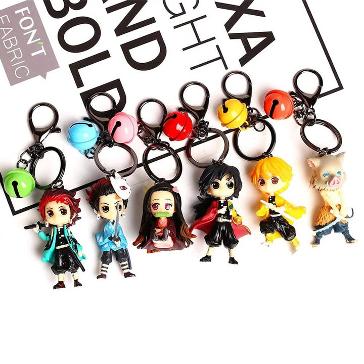 Demon Slayer Figure Keychain - Demon Slayer Merch for Anime Fans