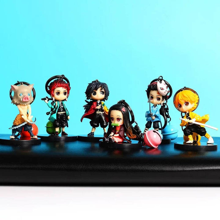 Demon Slayer Figure Keychain - Demon Slayer Merch for Anime Fans