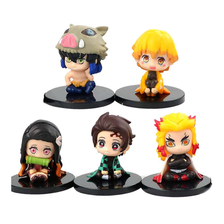 Demon Slayer Mini Chibi Figures - Demon Slayer Merch in India For Otaku