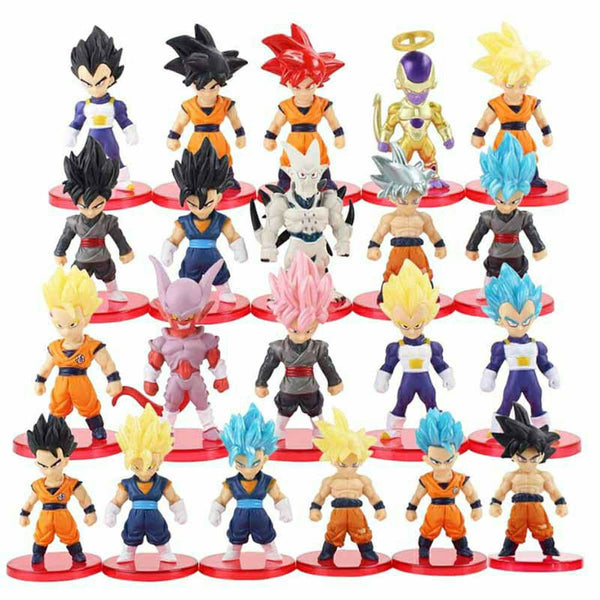 Dragon Ball Z Set Of 21 Mini Action Figure - Set B - Anime Figures in India