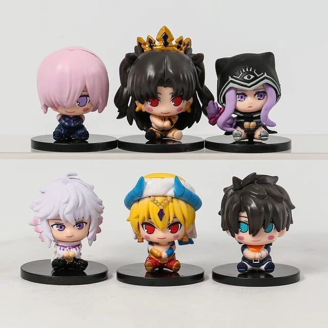 Fate/Grand Order Chibi Sitting Action Figures