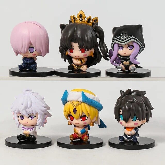 Fate/Grand Order Chibi Sitting Action Figures