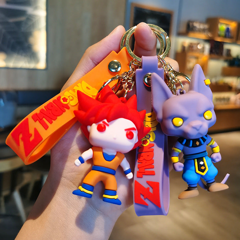 Funko Style Dragon Ball Z Keychain Kawaii Kart