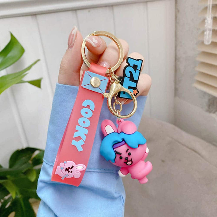Funky BT21 Keychain - BT21 Merchandise For BTS ARMY in India