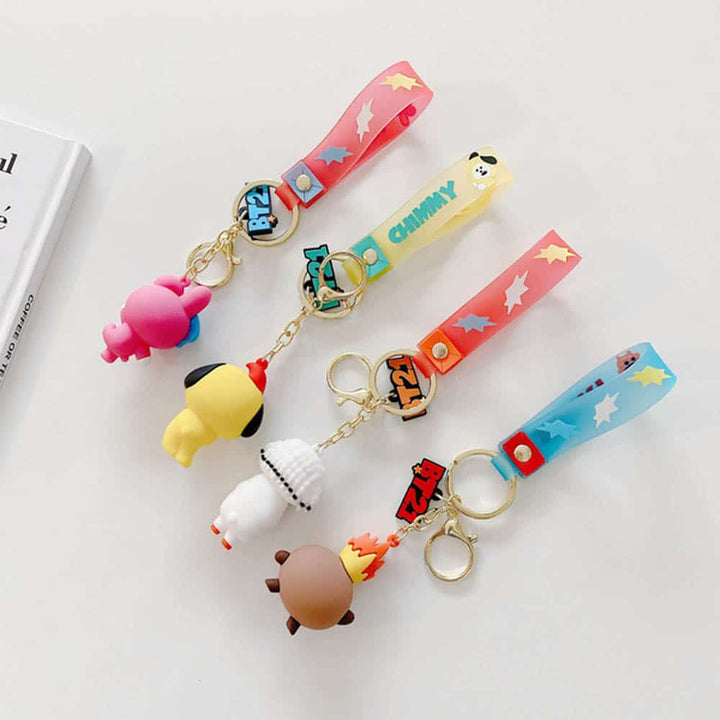 Funky BT21 Keychain - BT21 Merchandise For BTS ARMY in India