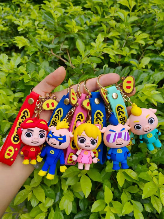 GG Bond Cartoon Keychain