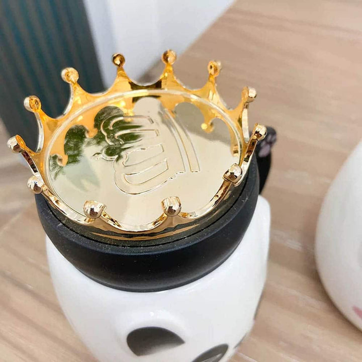 Golden Crown Panda Mug - Cute & Quirky Coffee Mug For Panda Lovers