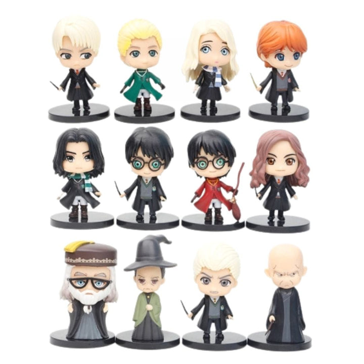 Harry Potter Chibi Figures Set - Harry Potter Merch For Potterhead