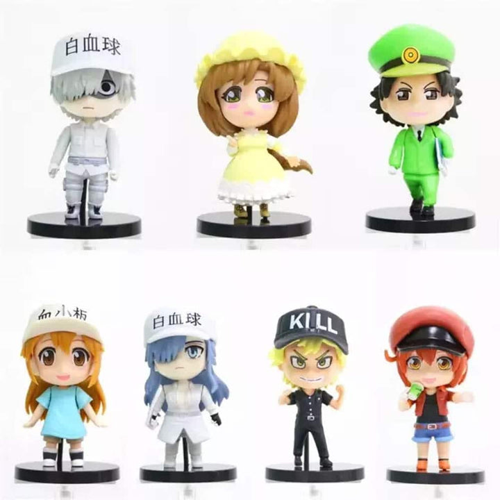 Hataraka Saibou Cells At Work Chibi Figures - Cells at work Figures in India
