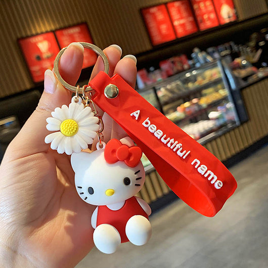 Hello Kitty Keychain - Kawaii & Quirky Keychain For Hello Kitty Lovers