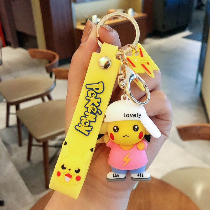 Hip-Hop Pikachu Keychain - Quirky & Cute Pokemon Keychain in India