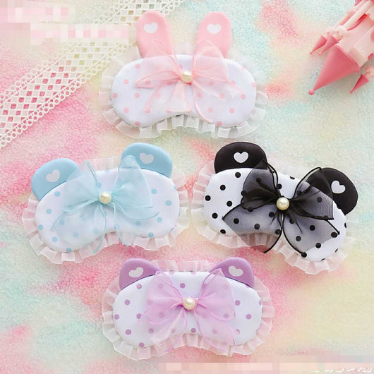 Kawaii Polka Dots Gel Eye Mask - Quirky and Kawaii Eye Masks in India