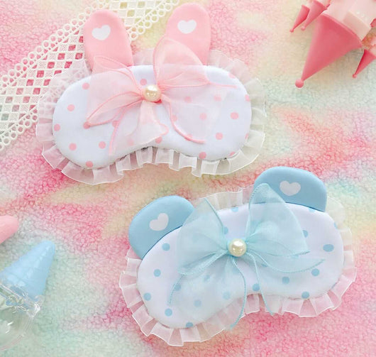 Kawaii Polka Dots Gel Eye Mask - Quirky and Kawaii Eye Masks in India
