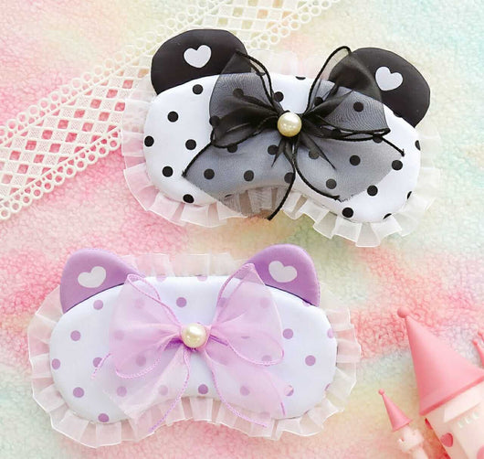 Kawaii Polka Dots Gel Eye Mask - Quirky and Kawaii Eye Masks in India