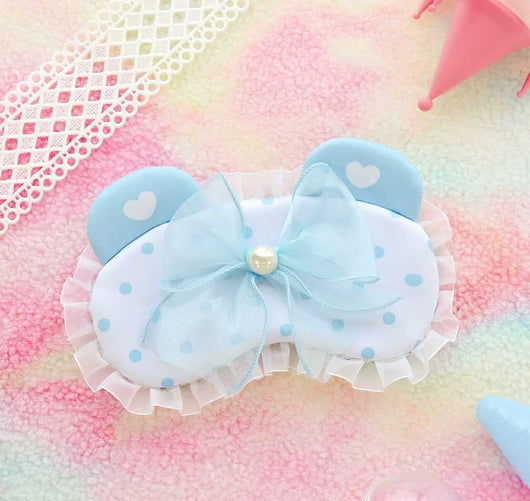 Kawaii Polka Dots Gel Eye Mask - Quirky and Kawaii Eye Masks in India
